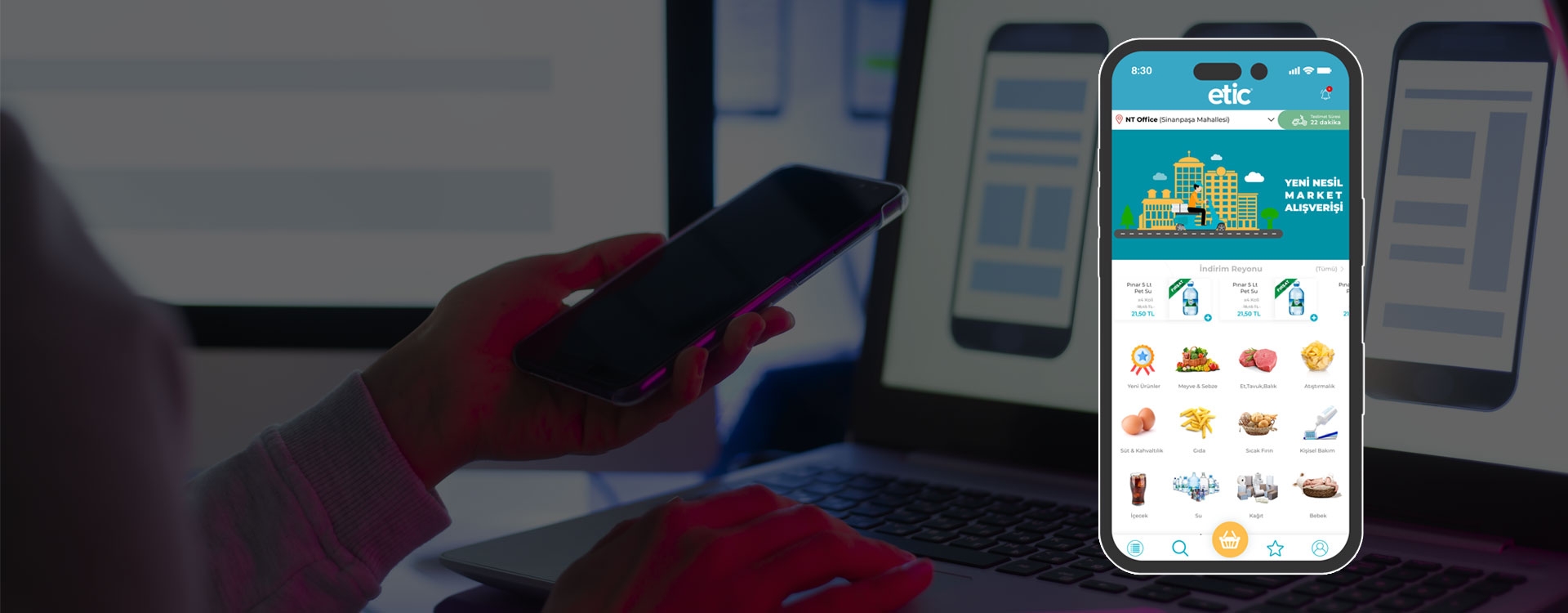 Market, Kurye ve Pazaryeri